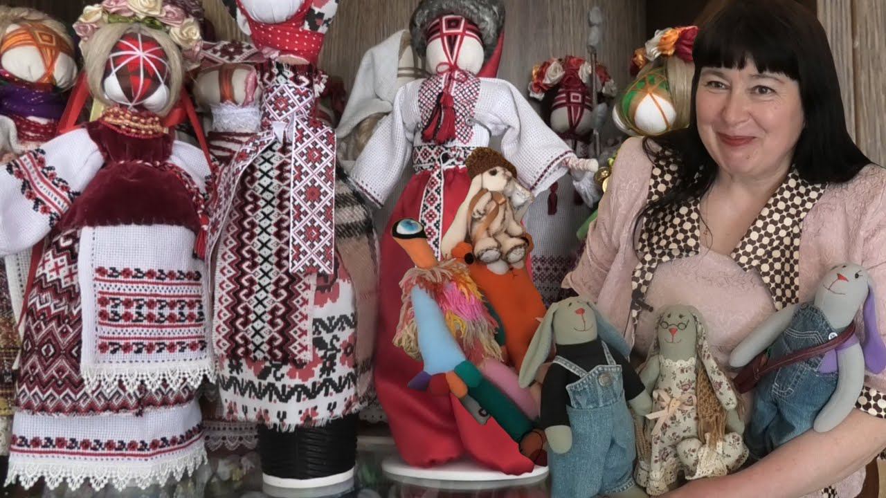 В гостях у канала "Уютный Дом" - Елена Нестеренко | Обзор кукол и рукоделия моей подруги смотреть онлайн