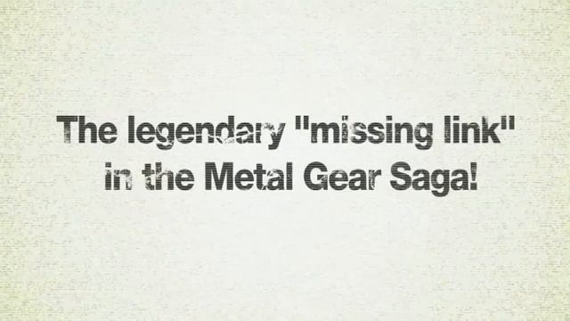 Metal Gear Solid Peace Walker (PSP) [ E3 2009 ] смотреть онлайн