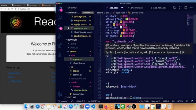Simple Phoenix LIveView App: fonts, logos and sass смотреть онлайн