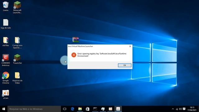 Minecraft no Windows 10 Tlauncher Erro(Resolvido) смотреть онлайн