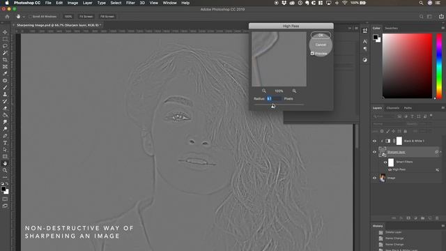 Sharpen Your Image Using High Pass Filter In Photoshop