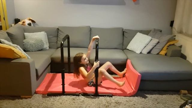 Practising Gymnastics on my Parallette Bars! смотреть онлайн