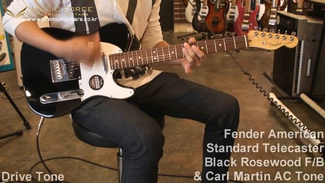 Fender American Standard Telecaster Black Rosewood F/B Demo by Music force смотреть онлайн
