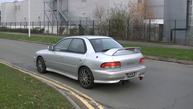 Subaru Impreza WRX STI GC8 Antilag Simtek spitting flames смотреть онлайн