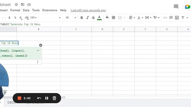 ChatGPT Extension for Google Sheets смотреть онлайн