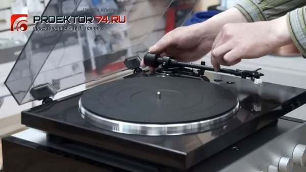 Знакомимся с виниловыми проигрывателями, на примере DENON DP-300F black