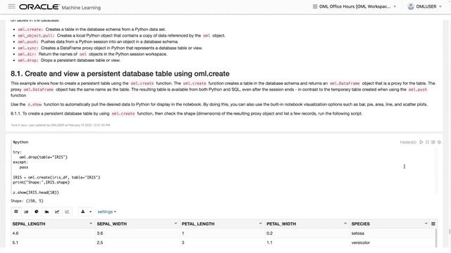 Hands-On Lab: Introduction to Oracle Machine Learning for Python on Autonomous Database смотреть онлайн