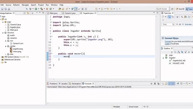Jogos Em Java 03 - Inserindo Um Personagem No Game