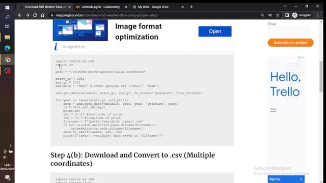 Download IMD Weather Data Using Google Colab смотреть онлайн