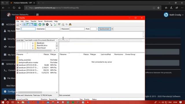 How to setup SFTP (Horizon Networks) смотреть онлайн