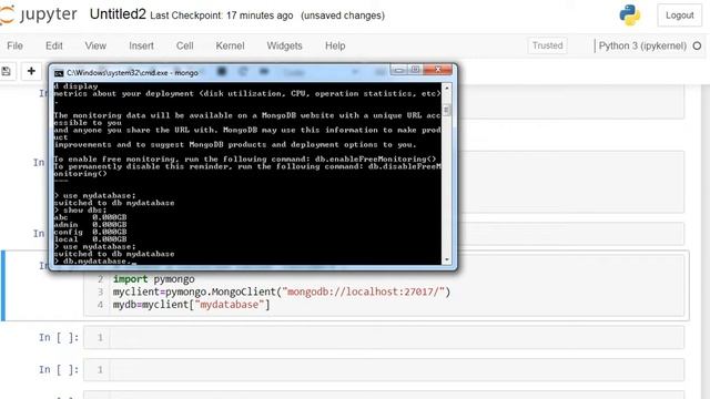 MONGODB WITH PYTHON смотреть онлайн