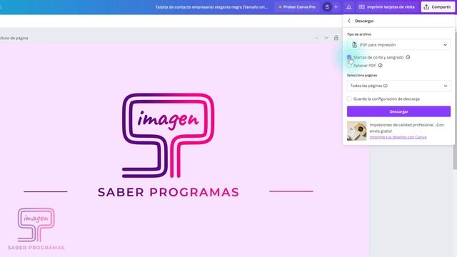 ? Cómo IMPRIMIR en Canva ? смотреть онлайн