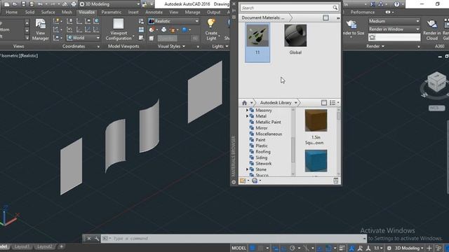 How #cutouts of image will added in #new #generic #materials in #AutoCAD. смотреть онлайн