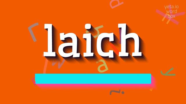 HOW TO SAY LAICH? #laich смотреть онлайн