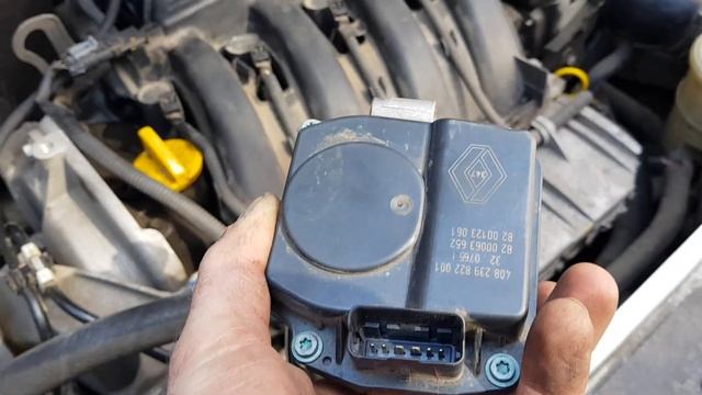 Рено Логан K4M.Дроссельная заслонка.Ошибки.Замена. смотреть онлайн