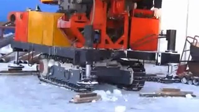 Буровая установка БС 50 'Крот' на гусеничном ходу смотреть онлайн