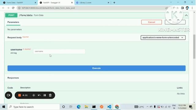 FastAPI Form data | how we use form data in FastAPI | FastAPI tutorial in Hindi смотреть онлайн