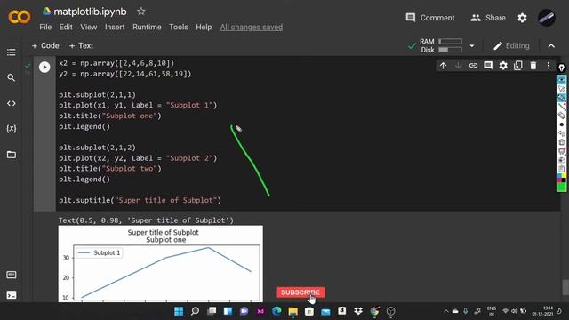 Multiple Rows in Subplot | Matplotlib | Programming in Tamil смотреть онлайн