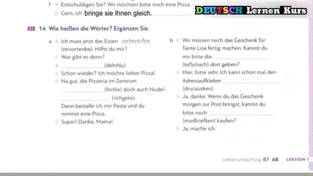 SCHRITTE plus neu A2.1 Lektion 7 Arbeitsbuch | Feste und Geschenke смотреть онлайн