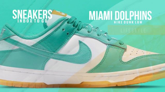 MIAMI DOLPHINS 2022 / TEAL ZEAL 2022 Nike Dunk Low DETAILED LOOK + RELEASE DATE смотреть онлайн