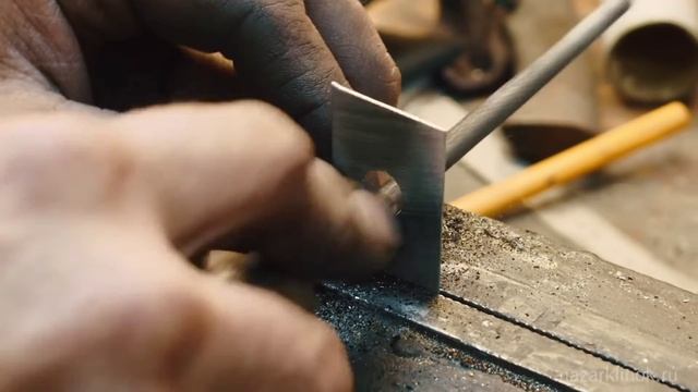 НОЖ из старой ДИСКОВОЙ ПИЛЫ. Нож из пильного диска. смотреть онлайн