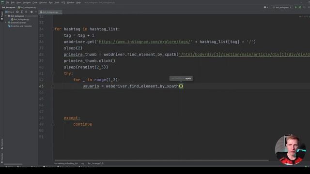 Como criar seu bot para o instagram usando python // Ganhe mais seguidores смотреть онлайн