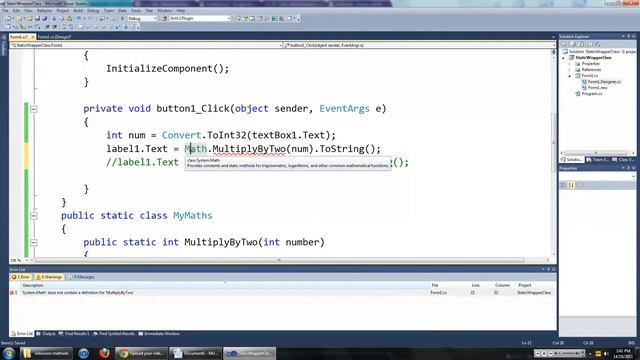 C# Static Wrapper Class смотреть онлайн