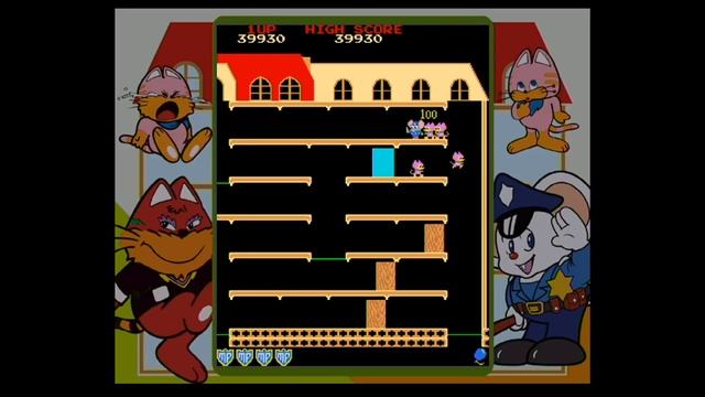 Namco Museum Megamix - Carnival Arcade - Mappy смотреть онлайн