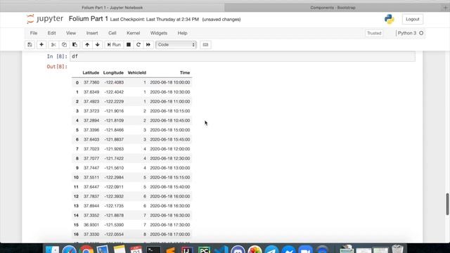 Python Tutorial - Maps with Folium смотреть онлайн