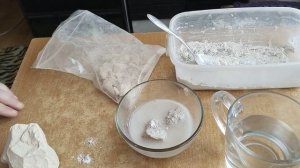 Делаю пасту из глины