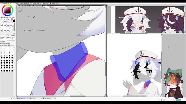 Созданные из камня • История Куро и Макото ✦ Speedpaint .+:｡ смотреть онлайн