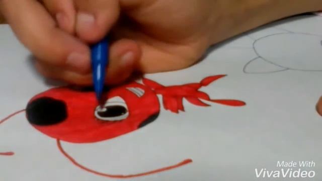 Рисую квами леди баг и супер кота. смотреть онлайн