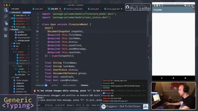 Live Coding: PulseMe [Flutter] - 1: Building The Firebase Database And Models