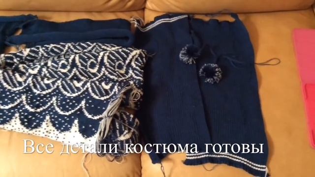 Вязание на машинке (knitting machine) Костюм юбка+кофта смотреть онлайн