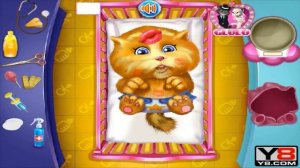 Кошка Анжела и новорожденный котенок. Обзор игры для девочек 4 лет