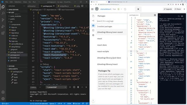 ReactJS: Installing Packages over Repl.it смотреть онлайн
