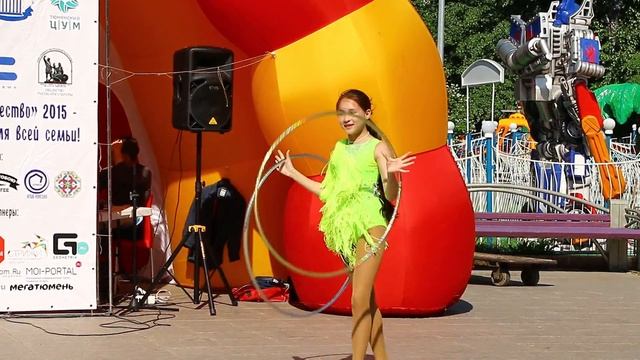 Тюменский Арбат - Жар-птица - Летний танец с обручем смотреть онлайн