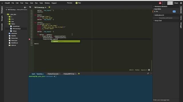 Python Text-Based Rpg Tutorial Part 5 - Inventory and Shop смотреть онлайн