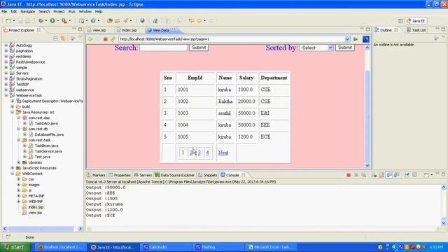 RestFul Web Service Using JSON - (JAX-RS) смотреть онлайн