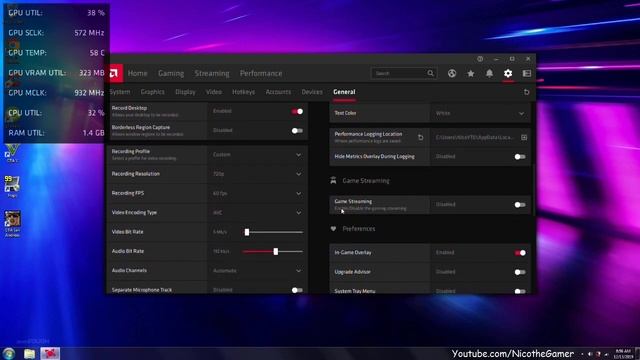 AMD Radeon Software Adrenaline 2020 Edition 19.12.2 (How To Enable Performance Metrics Overlay)