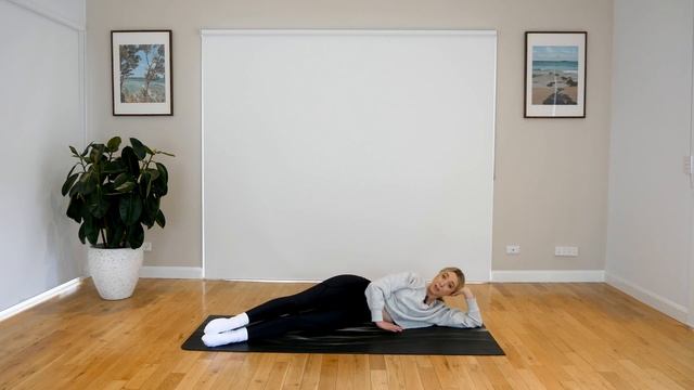 Pilates Side Lying Series  | 20 Min Pilates Glutes & Inner & Outer Thighs Workout, No Equipment