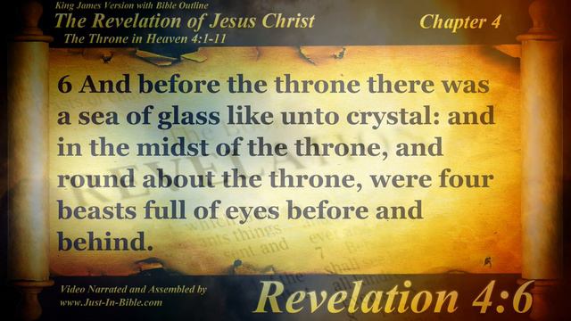 The Revelation of Jesus Christ Chapter 4 - Bible Book #66 - The Holy Bible KJV Read Along смотреть онлайн
