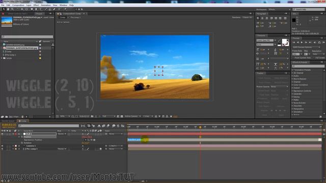 Создание торнадо ( часть 3 ) Сбор композиции в After Effects смотреть онлайн
