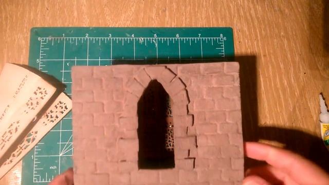 DIY Shadow Box /Diorama Castle for miniature LED lamp смотреть онлайн