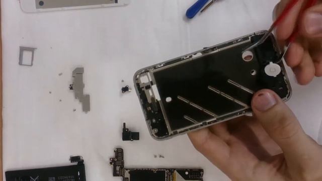 Ремонт IPhone 4, замена кнопки Home смотреть онлайн
