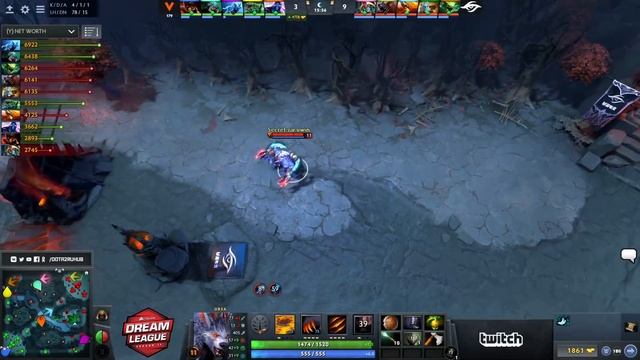 VIRTUS.PRO vs SECRET - 3-я карта, Bo3, 5-й раунд нижней сетки DreamLeague S11 + Аналитика смотреть онлайн