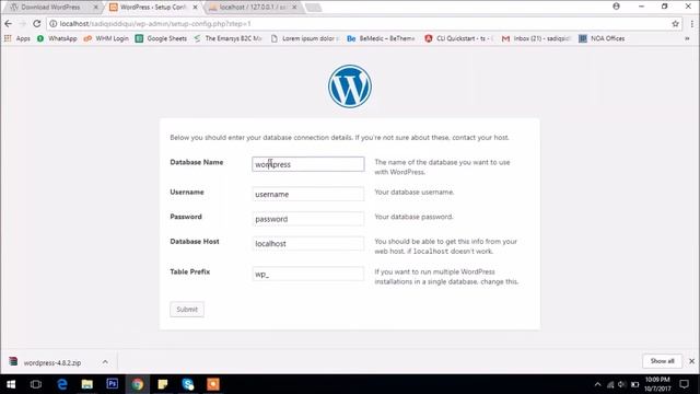 How To Install Wordpress On XAMPP Localhost in hindi/urdu смотреть онлайн