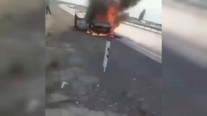 Две женщины заживо сгорели в машине