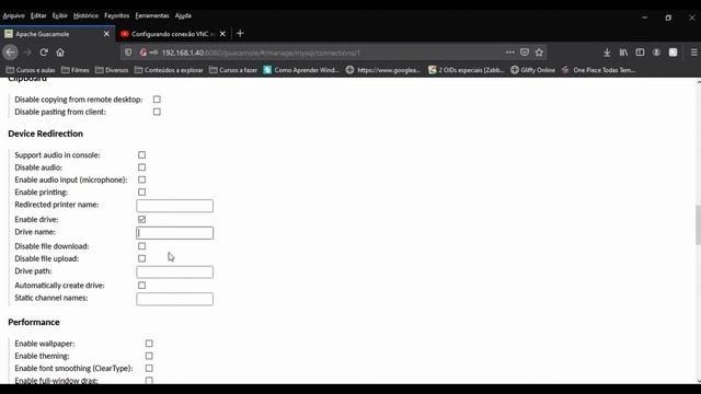 Habilitando transferência de arquivos no apache guacamole смотреть онлайн